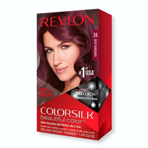 revlon colorsilk deep burgundy